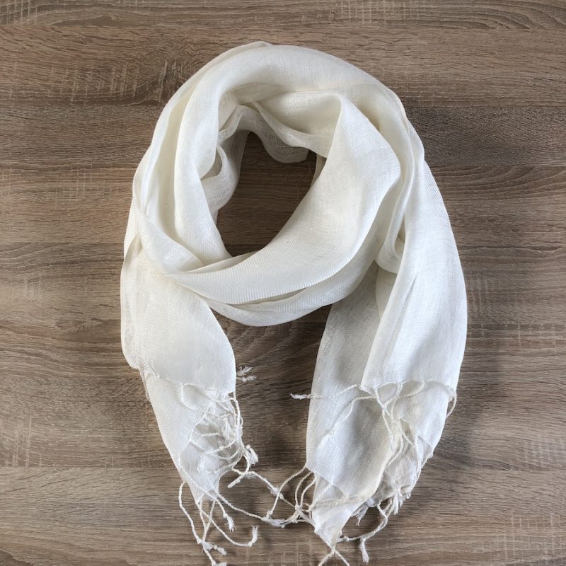 linen scarves for dyeing