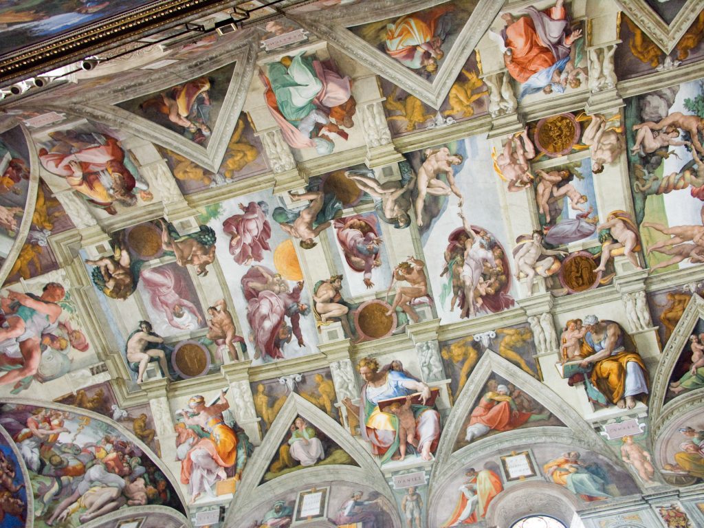 Michelangelo Sistine Chapel fresco - Fabric dye Longevity