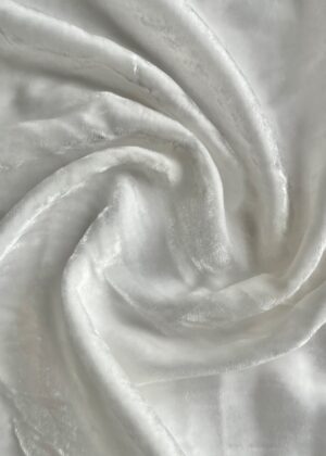 Tissu en velours de soie respirant