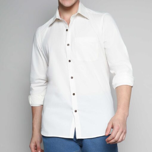 Chemise classique en coton biologique