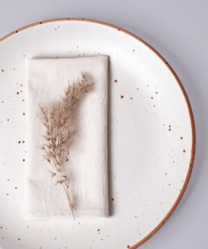 serviette de table en coton biologique Khadi
