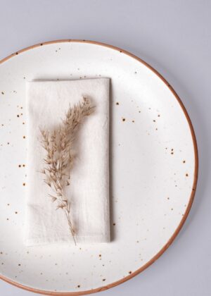 serviette de table en coton biologique Khadi