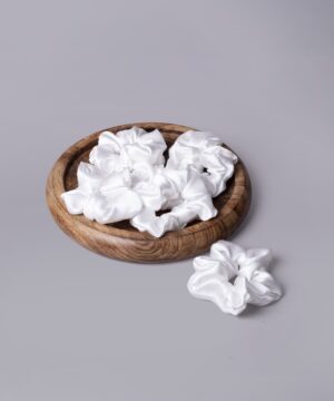 Chouchou en satin de Fibre Bio