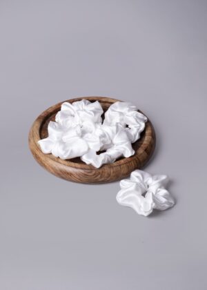 Chouchou en satin de Fibre Bio