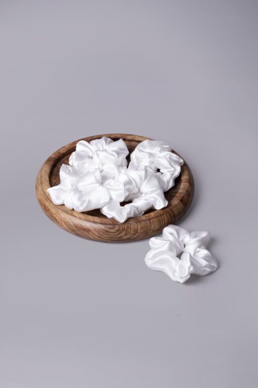 Chouchou en satin de Fibre Bio