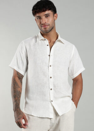 Chemise en lin pour homme