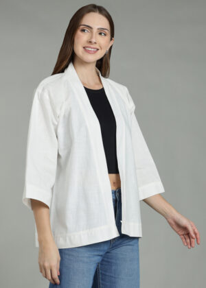 Kimono en tissu flammé pour femme
