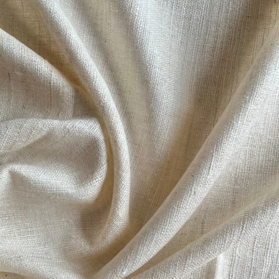 Wild silk fabric